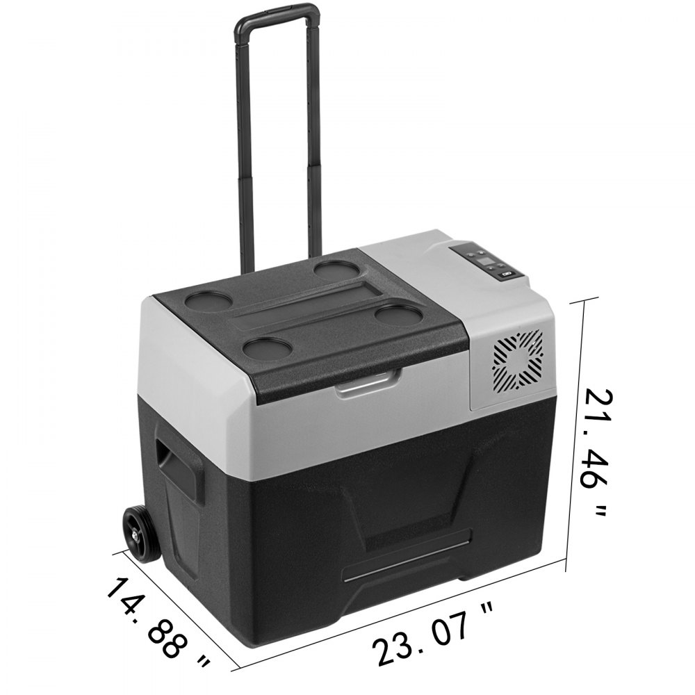 57QT Portable Fridge/Freezer LG compressor 12/24V DC Auto Quick Cooling Truck