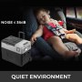 57QT Portable Fridge/Freezer LG compressor 12/24V DC Auto Quick Cooling Truck