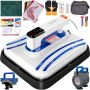 VEVOR Portable Heat Press 12x10 3 in 1 Inch Easy Press Multifunction Complete Tool Carrying Case Heat Press Machine for T Shirts Shoes Bags Hats Mugs and Small HTV Vinyl Projects(Blue)