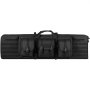 VEVOR Rifle Bag, 36 inch Tactical Double Long Gun Bag, Soft Rifle Case with Lockable Zipper, Portable Handle & Shoulder Strap, 3 Large Storage Pockets Rifle Case for Two 34" Rifles & 2 Pistols, Black