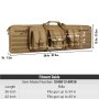 VEVOR Rifle Bag 36 inch Tactical Double Long Gun Bag for 2 Rifles & 2 Pistols