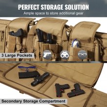 Τσάντα τυφεκίου VEVOR 36 ιντσών Tactical Double Long Gun Bag για 2 τουφέκια & 2 πιστόλια