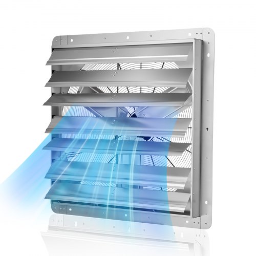 VEVOR 30 inch Shutter Exhaust Fan, Wall Mounted Attic Vent Fan