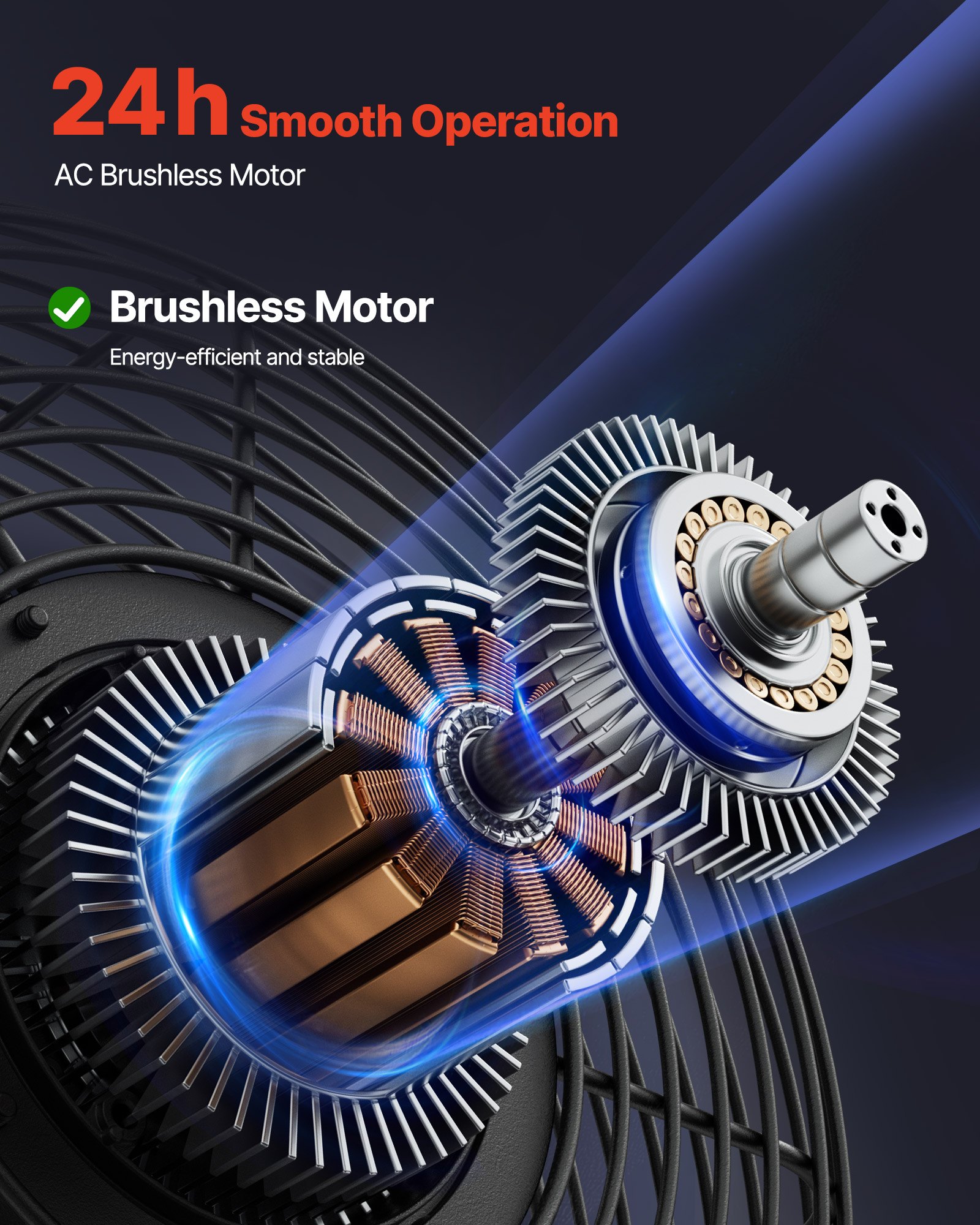 VEVOR 16 inch Shutter Exhaust Fan, Wall Mounted Attic Vent Fan with Smart Programming Variable Speed Temperature Control, 2900 CFM,EC Motor,Timer, for Shed,Garage,Greenhouse Ventilation Cooling,Black