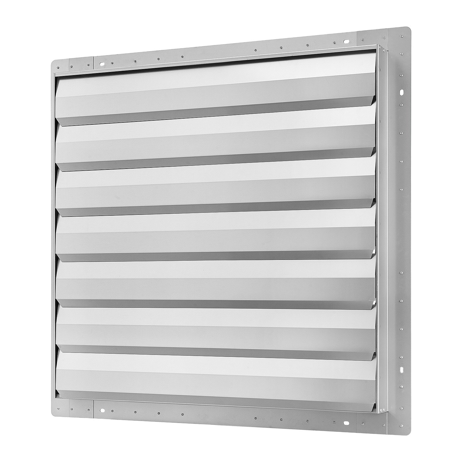 VEVOR 36 Inch Shutter Exhaust Fan Wall Mounted Automatic Louvers Silver, Sturdy Steel Housing, Low Noise, AC Motor, 9761 CFM Ventilation and Cooling for Attic, Garage, Barn, Greenhouse, Workshop