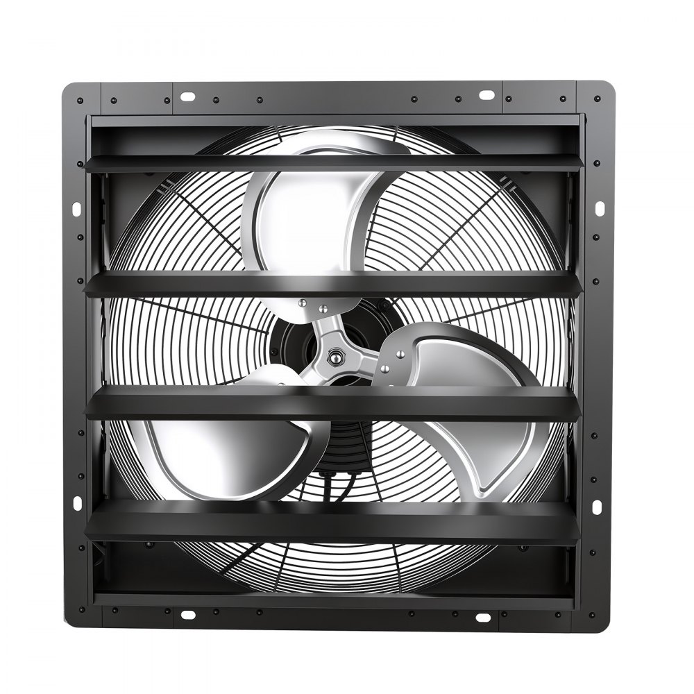 VEVOR 20 in Shutter Exhaust Fan Wall-Mount Automatic Louvers Variable Speed, Sturdy Steel Housing, Low Noise, AC Motor, 4499 CFM Ventilation and Cooling for Attic, Garage, Barn, Greenhouse, Workshop