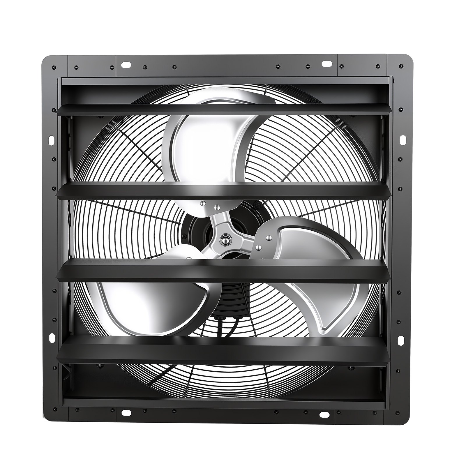 VEVOR 20 in Shutter Exhaust Fan Wall-Mount Automatic Louvers Variable Speed, Sturdy Steel Housing, Low Noise, AC Motor, 4499 CFM Ventilation and Cooling for Attic, Garage, Barn, Greenhouse, Workshop