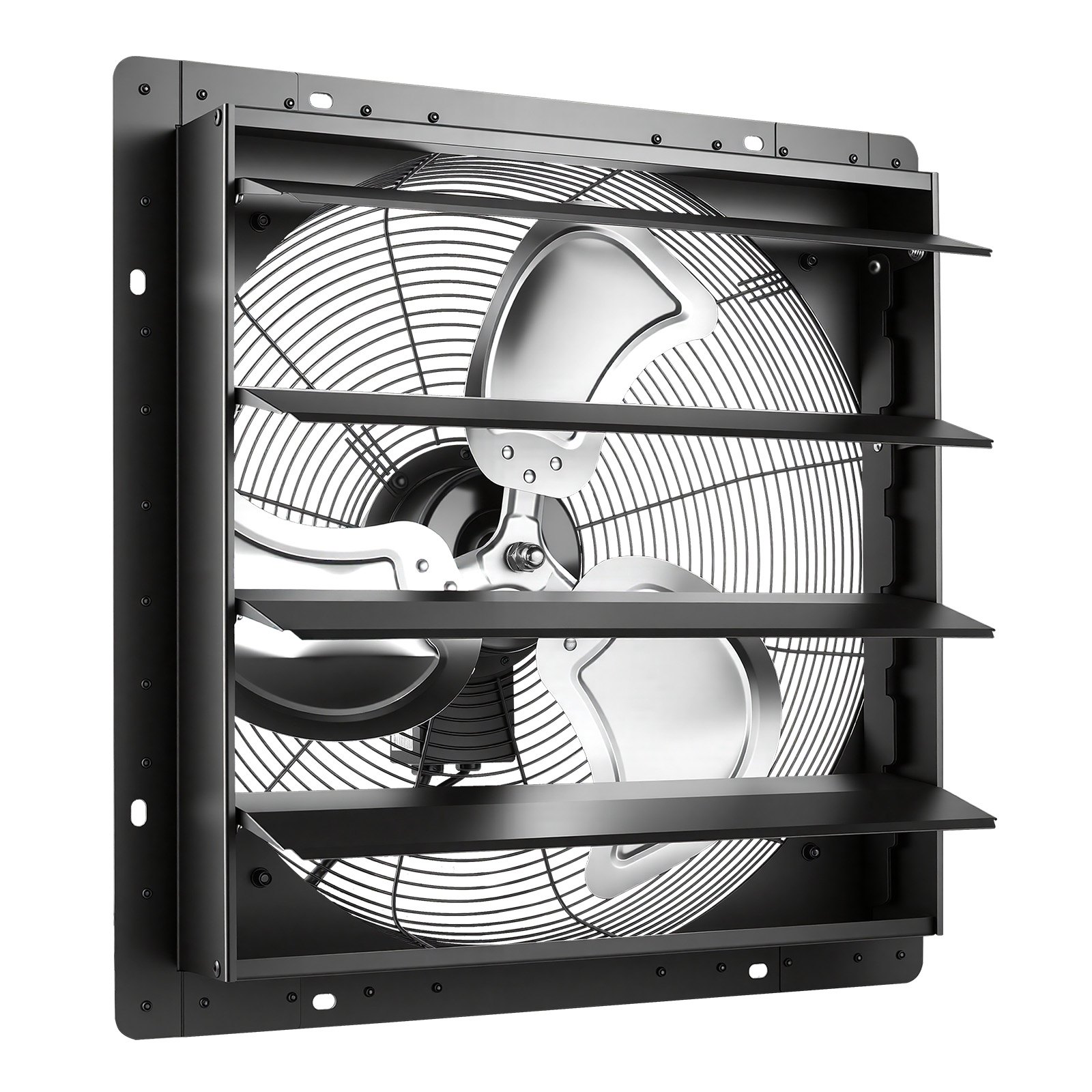 VEVOR 20 in Shutter Exhaust Fan Wall-Mount Automatic Louvers Variable Speed, Sturdy Steel Housing, Low Noise, AC Motor, 4499 CFM Ventilation and Cooling for Attic, Garage, Barn, Greenhouse, Workshop