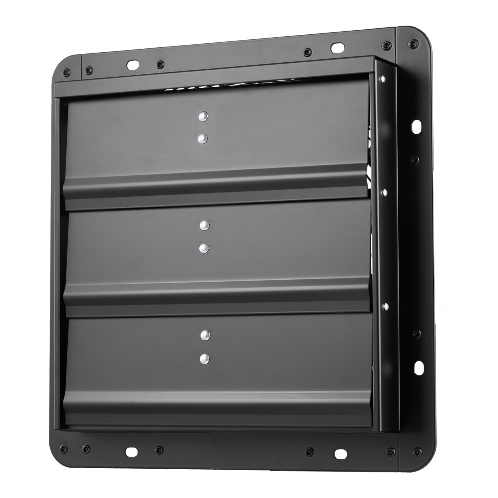VEVOR 12 inch Shutter Exhaust Fan Wall-Mount Variable Speed Temperature, Automatic Louvers Sturdy Steel Housing, Low Noise, Ventilation and Cooling for Attic, Garage, Barn, Greenhouse, Workshop