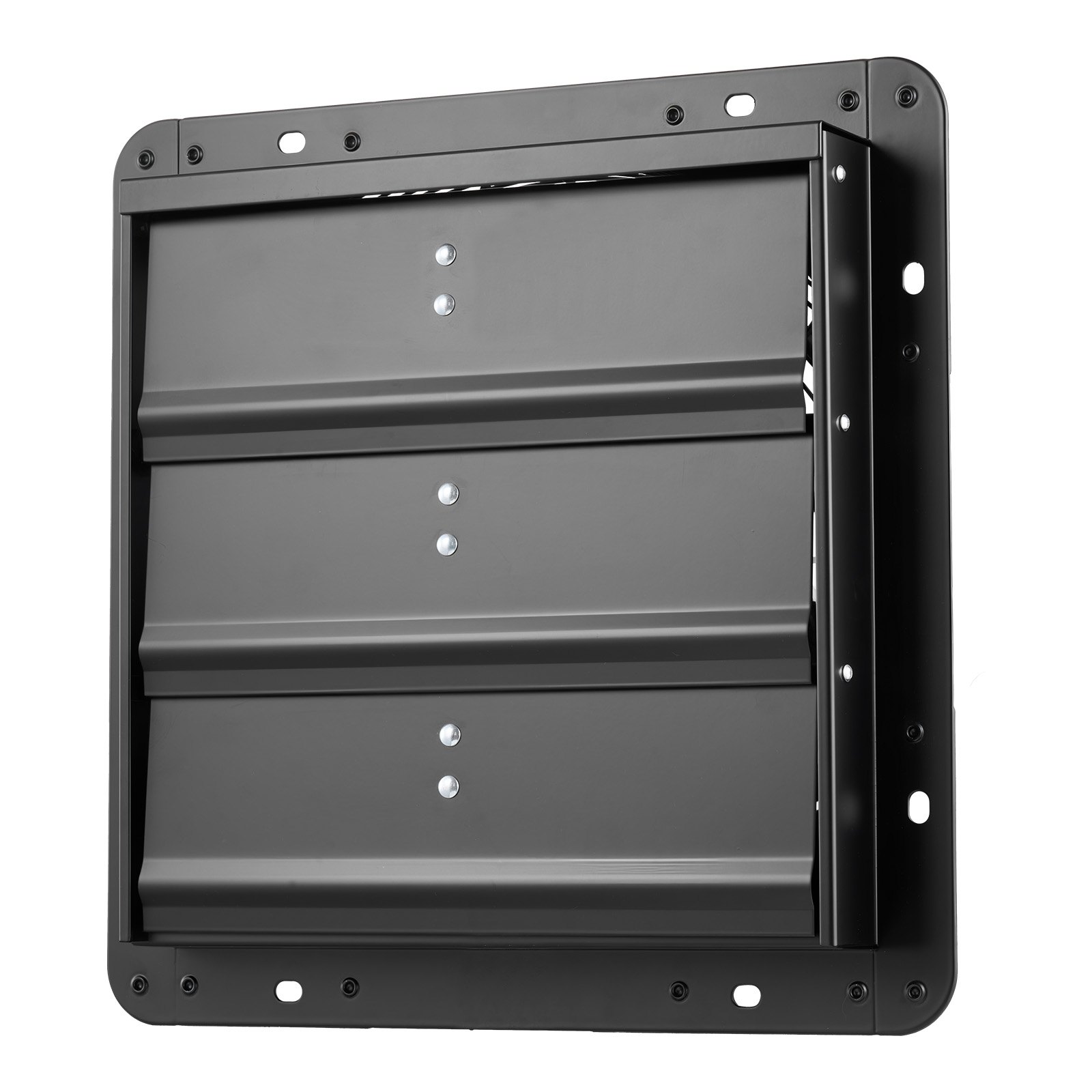 VEVOR 12 inch Shutter Exhaust Fan Wall-Mount Variable Speed Temperature, Automatic Louvers Sturdy Steel Housing, Low Noise, Ventilation and Cooling for Attic, Garage, Barn, Greenhouse, Workshop