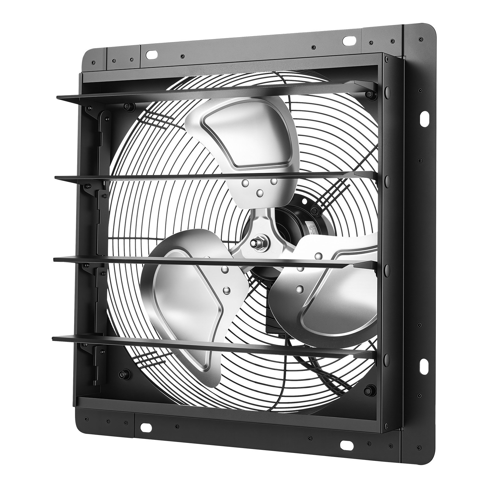 VEVOR 14 in Shutter Exhaust Fan Wall-Mount Automatic Louvers Variable Speed, Sturdy Steel Housing, Low Noise, AC Motor, 1802 CFM Ventilation and Cooling for Attic, Garage, Barn, Greenhouse, Workshop