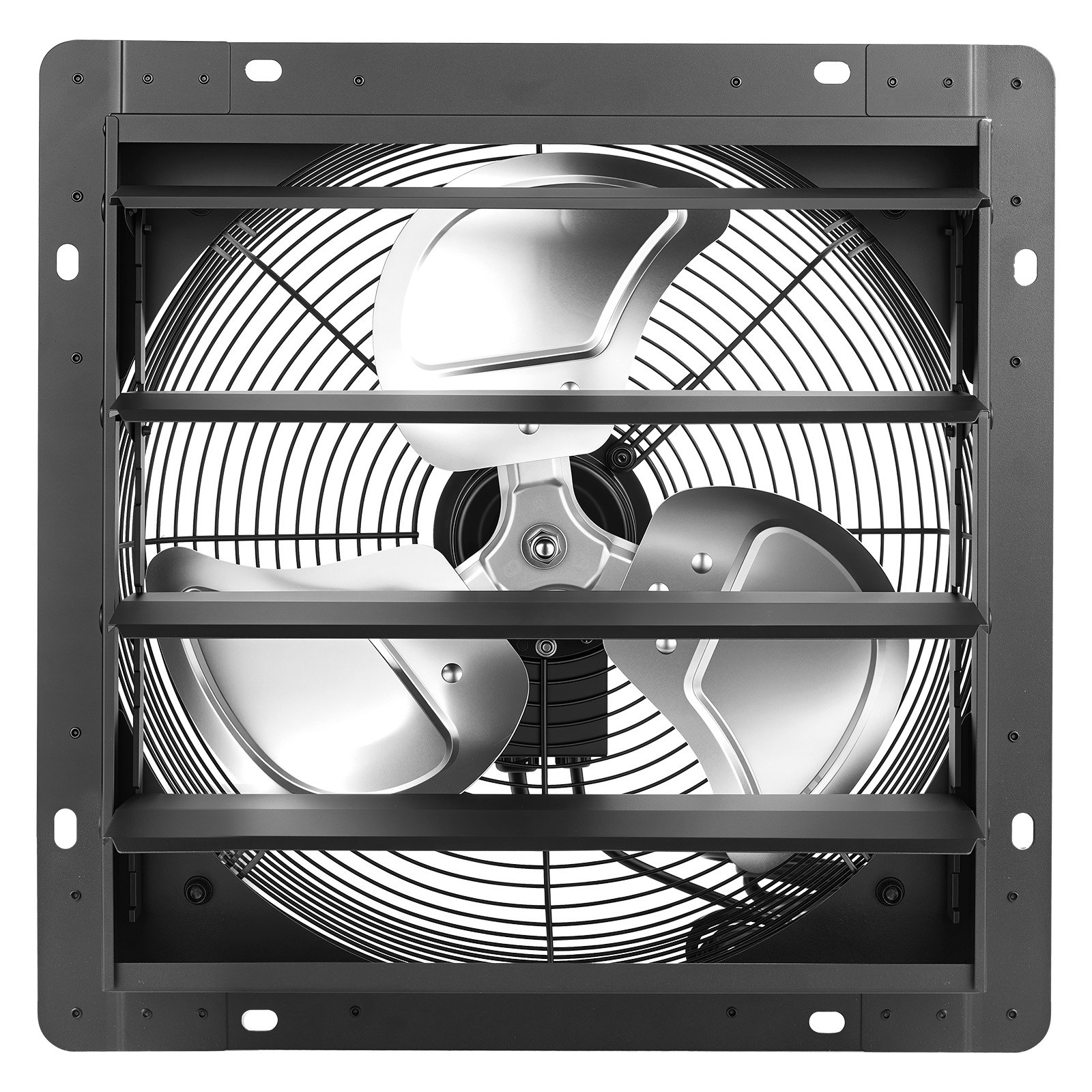 VEVOR 14 in Shutter Exhaust Fan Wall-Mount Automatic Louvers Variable Speed, Sturdy Steel Housing, Low Noise, AC Motor, 1802 CFM Ventilation and Cooling for Attic, Garage, Barn, Greenhouse, Workshop