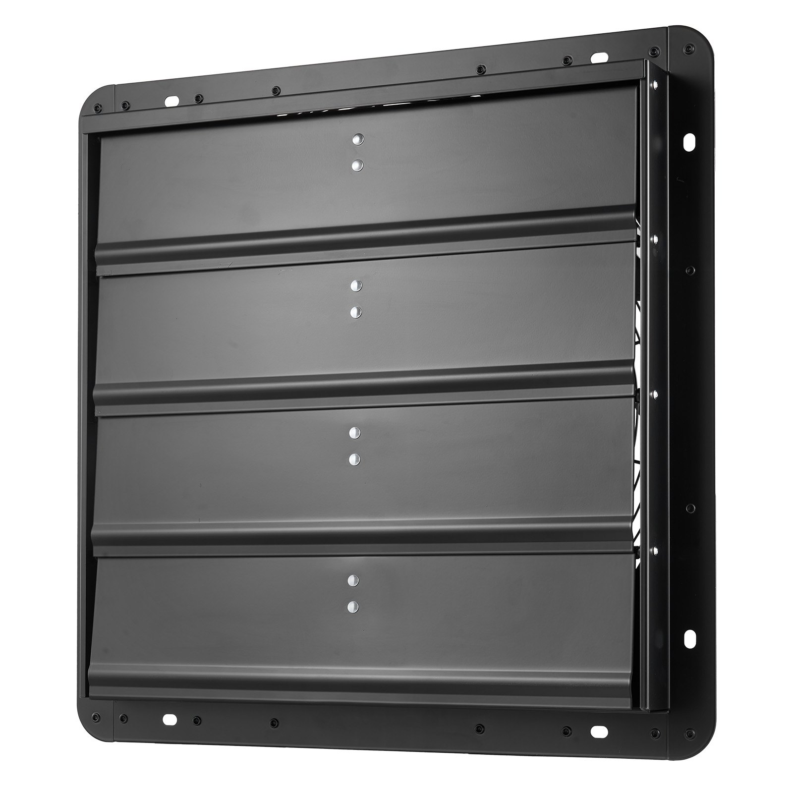 VEVOR 18 inch Shutter Exhaust Fan Wall-Mount Variable Speed Temperature, Automatic Louvers Sturdy Steel Housing, Low Noise, Ventilation and Cooling for Attic, Garage, Barn, Greenhouse, Workshop