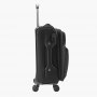 VEVOR Softside Expandable Luggage with Spinner Wheels, 20-Inch Softside Carry on Luggage, Lightweight Checked Suitcase with Expandable Zippered Pocket and TSA Lock, Black