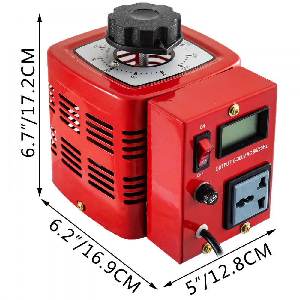Variable Transformer 500w Power Supply Voltage Transformer 220v One Power Plug