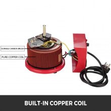 Variac Variable Transformer 2KVA LCD 0-130V AC Voltage Built-In Copper Coil 110V