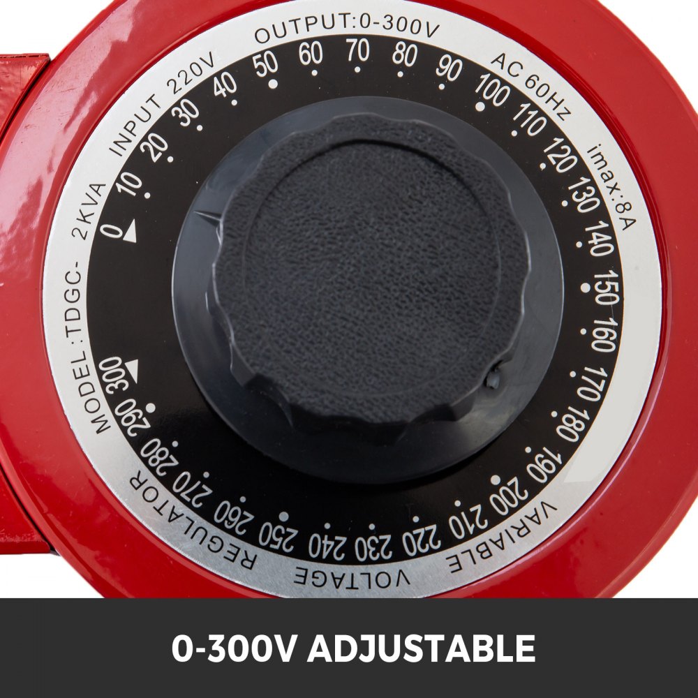 Variac Auto Transformer Variable 2KW LCD Regulator Universal Plug Power Supply