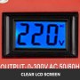 Variac Auto Transformer Variable 2KW LCD Regulator Universal Plug Power Supply