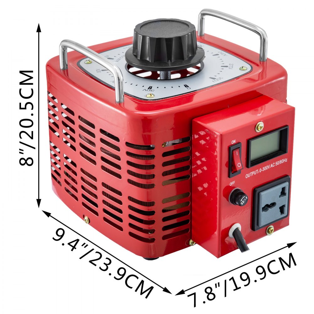 Auto Variac Variable Transformer 3000VA 15Amp LCD 220V Universal Plug 0-300V