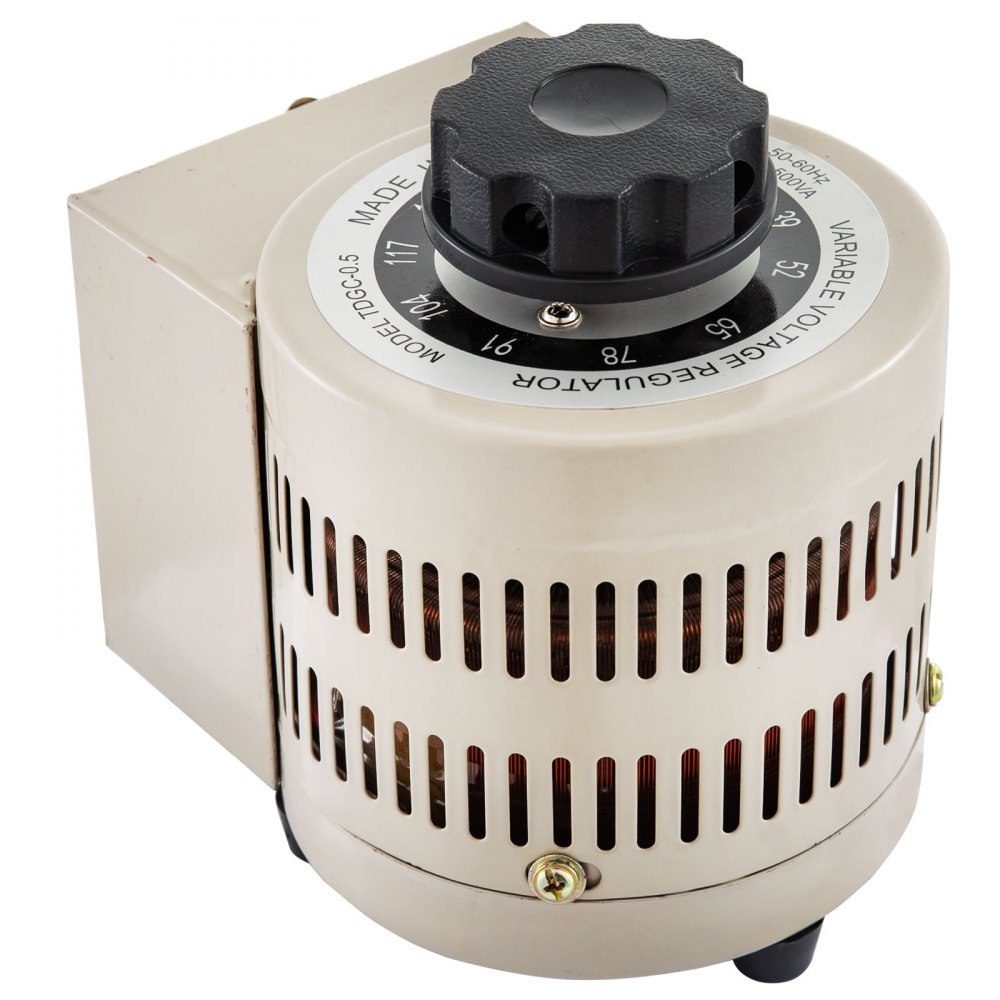 Variac Transformer Variable 500va Ac Voltage Regulator Metered 0-130v 110v