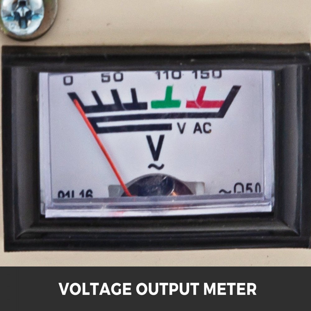 Variac Transformer Variable 500va Ac Voltage Regulator Metered 0-130v 110v