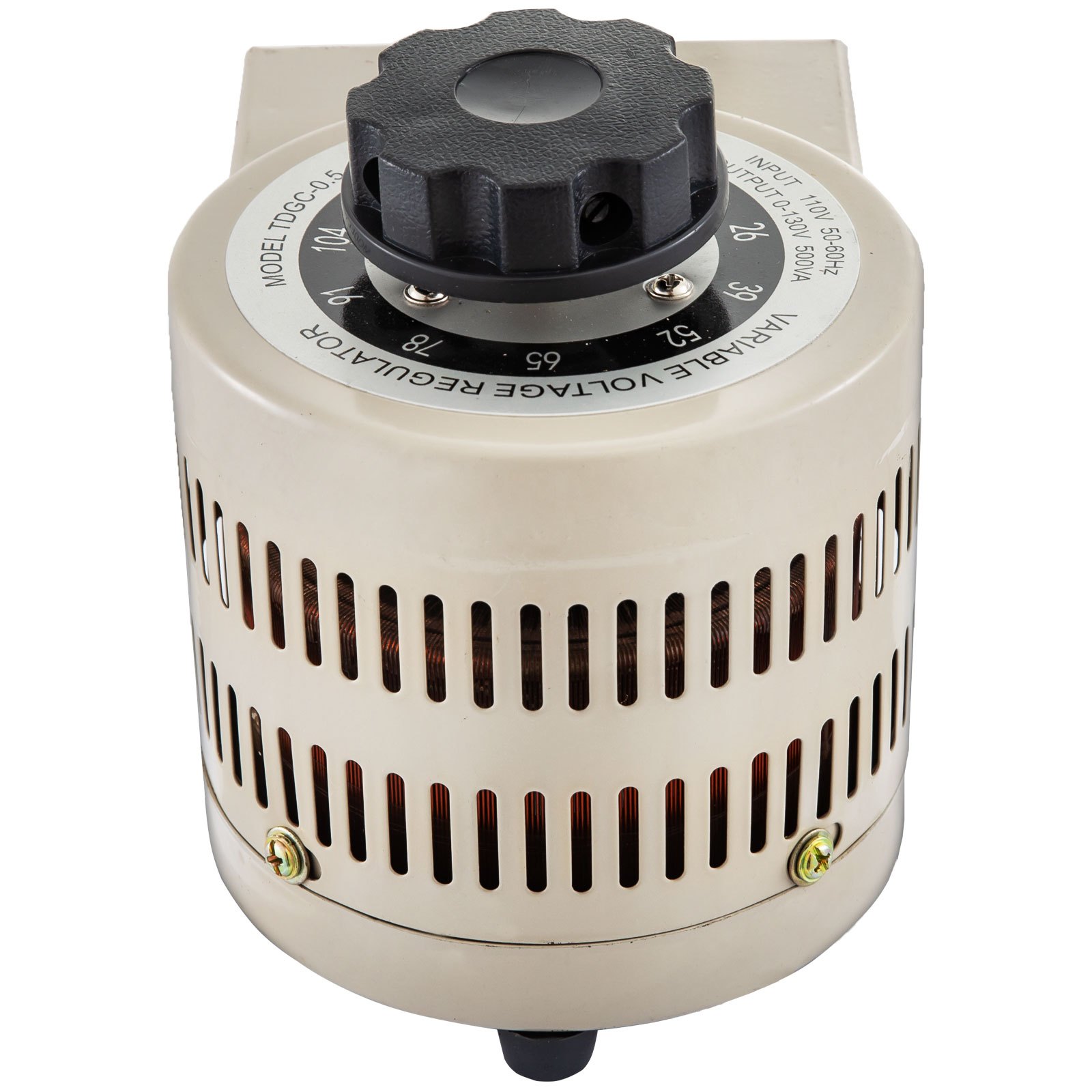 Variac Transformer Variable 500va Ac Voltage Regulator Metered 0-130v 110v