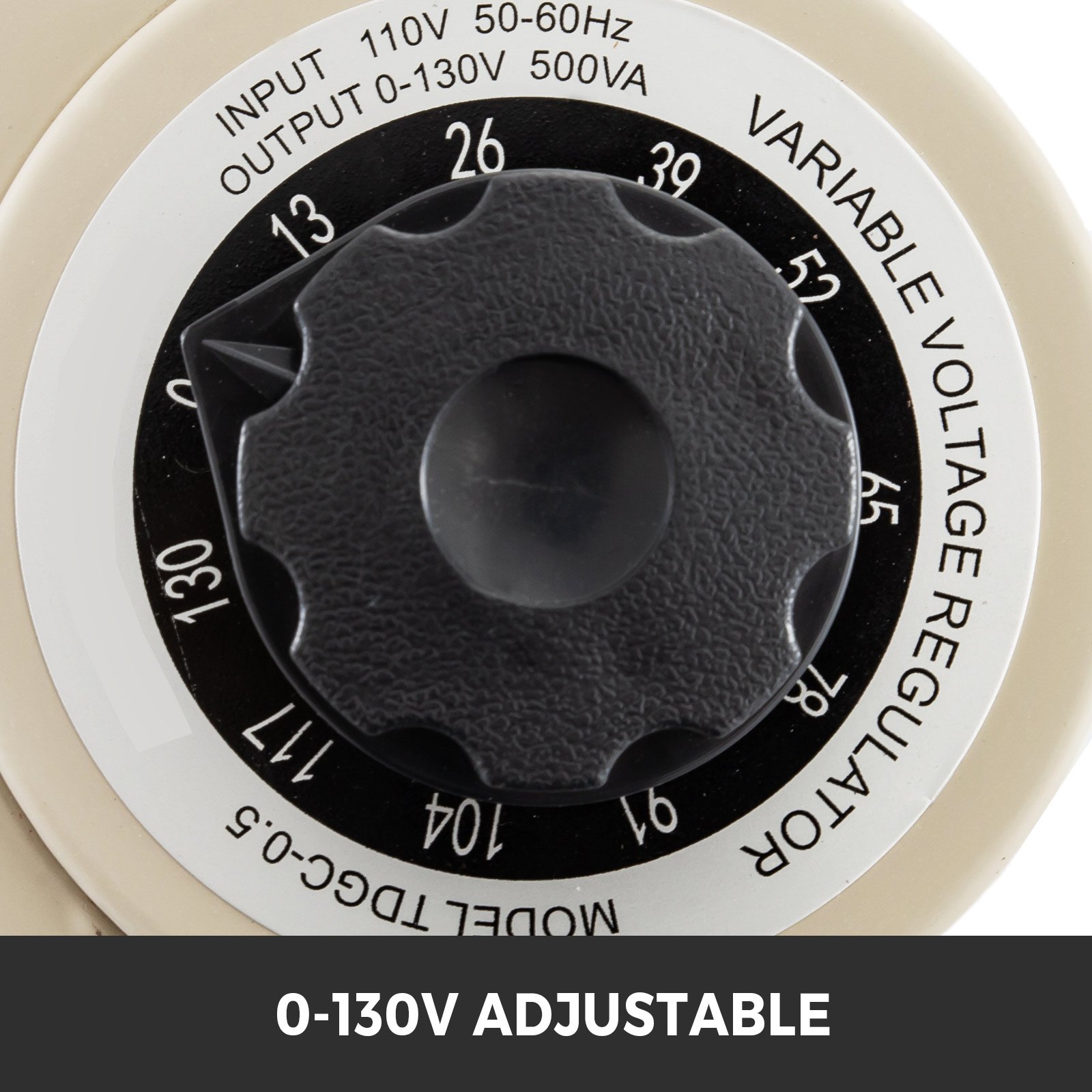 Variac Transformer Variable 500va Ac Voltage Regulator Metered 0-130v 110v