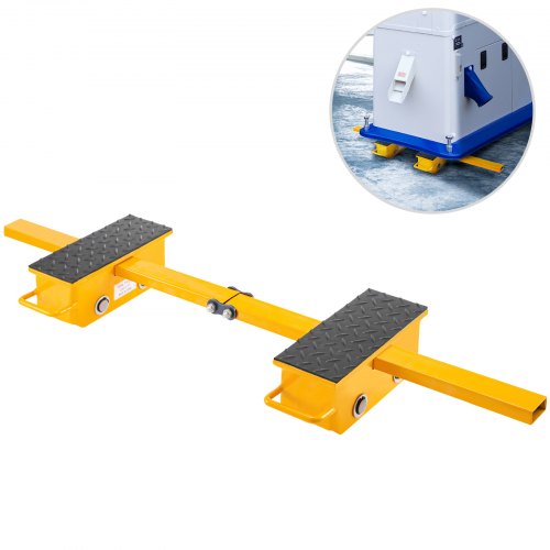 Machine Dolly Skate Machinery Roller Mover Cargo Trolley 2.5t 2 Roller