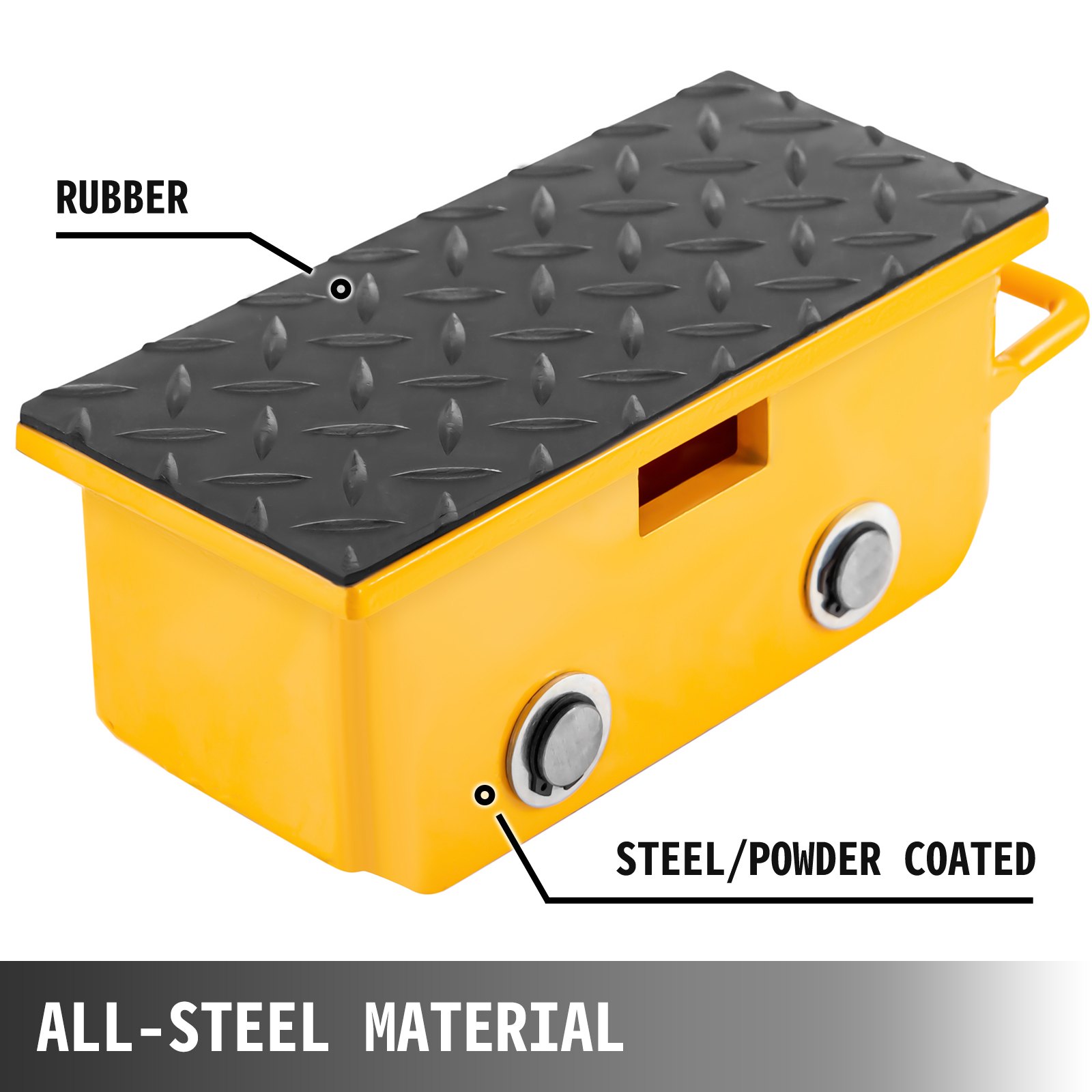 Machine Dolly Skate Machinery Roller Mover Cargo Trolley 2.5t 2 Roller
