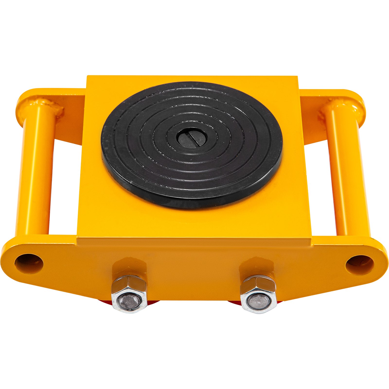 VEVOR Machinery Mover Machinery Skate Dolly 6T, w/ 360° Rotation, 4pcs in Yellow