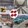 VEVOR 4pcs Machinery Mover, 6T Machinery Skate Dolly, 13200lbs Machinery Moving Skate, Machinery Mover Skate w/ 360° Rotation Cap and 4 Rollers, Heavy Duty Industrial Moving Equipment, Red