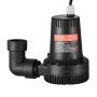 Bomba de sumidero de respaldo de emergencia para sótanos VEVOR, sistema de bomba de sumidero de respaldo de 2000 GPH y 0.17 HP, con adaptador de 15 V, interruptor de flotador, controlador de monitoreo las 24 horas, alertas y cargador, color negro.