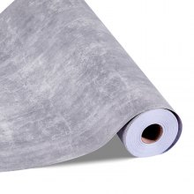VEVOR Peel and Stick Wallpaper, 40cm x 15m Contact Paper Waterpoof Self Adhesive, Easy to Clean Wall Decorative Vinyl Roll for Bedroom Kitchen Office Bathroom,Dark Gray Industrial Style