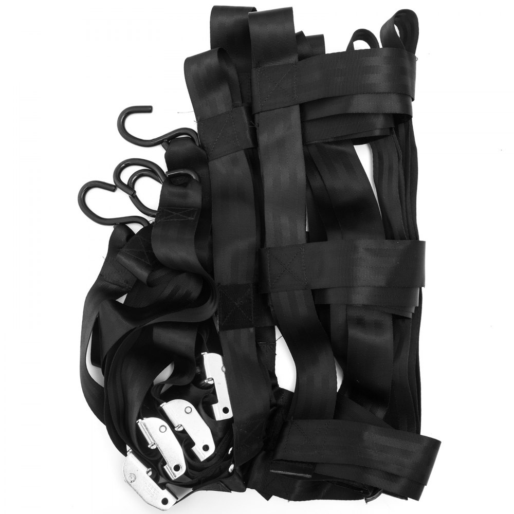 VEVOR 3.5'x 4.1' Cargo Net Capacity 1100LBS Truck Bed Cargo Net Heavy Duty Cargo Nets for Pickup Trucks with S-Hooks