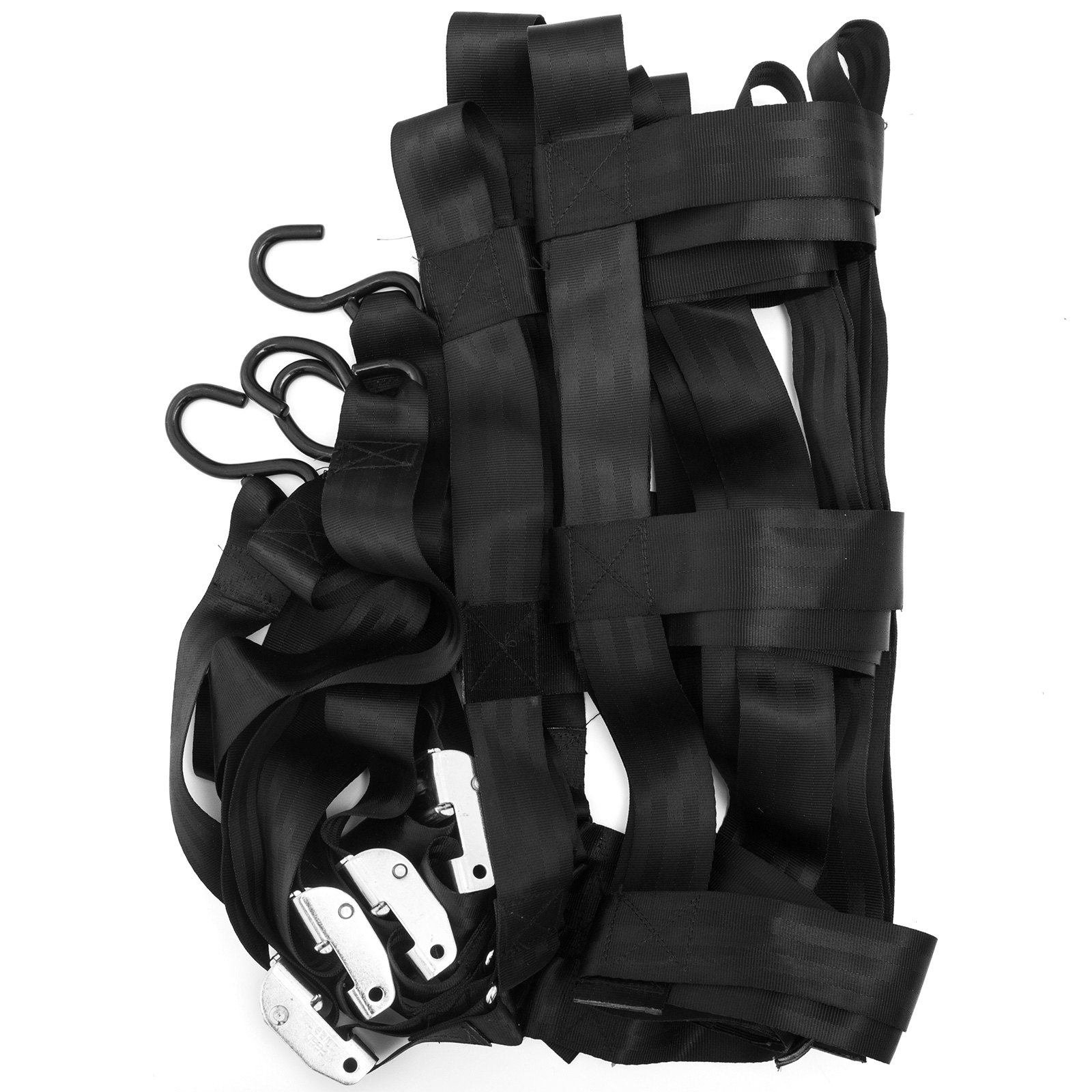 VEVOR 3.5'x 4.1' Cargo Net Capacity 1100LBS Truck Bed Cargo Net Heavy Duty Cargo Nets for Pickup Trucks with S-Hooks