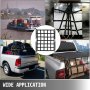 66" X 50" Truck Bed Cargo Net 500kg/1100lb Truck Cargo Net Reinforced