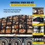 VEVOR Cargo Net, 4.2' x 5.5' Cargo Net for Pickup Truck Bed, Heavy Duty Cargo Nets with Cam Buckles & S-Hooks & Cross Strap, Truck Bed Cargo Net for Trailer SUV Roof Rack (50" x 66")