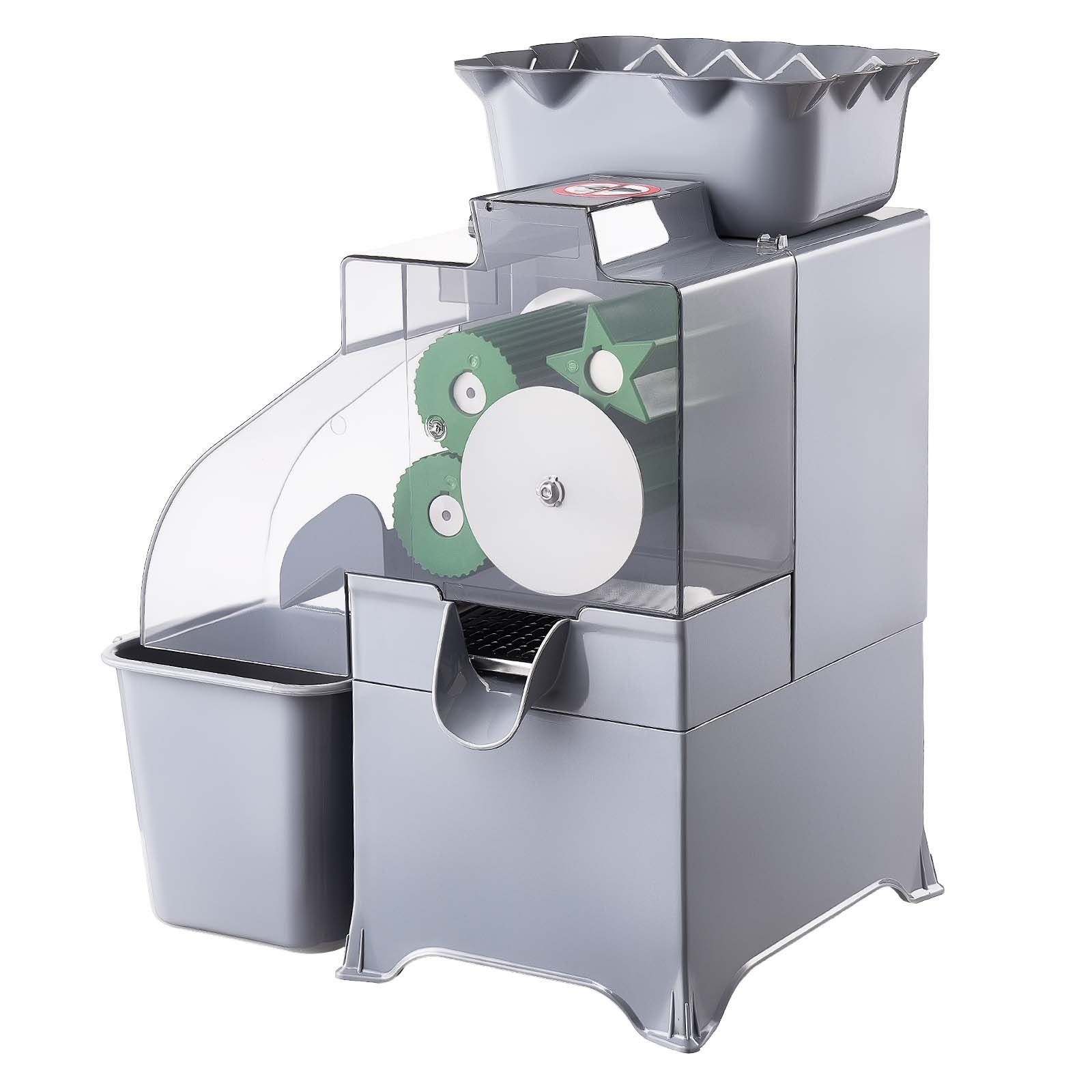 VEVOR Commercial Orange Juicer Machine, Slow Masticating Juicer Extractor, 100W Electric Orange Juice Squeezer, Lemon Citrus Pomegranates Extractor, with Peel Collecting Bucket and PC Cover