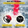 VEVOR Ice Drill Auger, 6\" Diameter Nylon Ice Auger, 39\" Length Ice Auger Bit,Auger Drill with 11.8\" Extension Rod,Auger Bit with Drill Adapter,Top Plate & Blade Guard for Ice Fishing Ice Burrowing