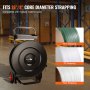 VEVOR Strapping Dispenser Banding Cart for PET/PP Strapping Roll 40.6cm/20.3cm Core