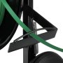 VEVOR Banding Strapping Cart, for PET/PP/Fiber Strapping Coils with 8" Core Size, Heavy Duty Strapping Dispenser, Equipped with Anti-Retreat Pulleys, Upgrade Brake System, Spacious Tray for Tools