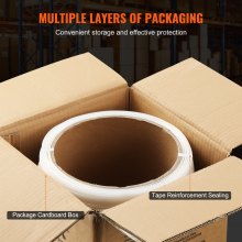 VEVOR Packaging Woven Strapping Roll 12.7mm x 0.8mm x 200m Banding Strap 400 kg