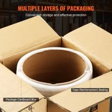 VEVOR Packaging Woven Strapping Roll 3/4" x 0.03" x 330' Banding Strap 1763 lbs