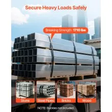 VEVOR Steel Strapping Coil 3/4 in x 0.02 in x 300 ft Metal Banding Strap