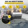 VEVOR Geotextile Fabric, 12.5 x 30 ft 3.5oz Woven PP Driveway Drain Cloth with 600lbs Tensile Strength, Heavy Duty Underlayment for Soil Stabilization, Landscaping, Weed Barrier, 12.5FT30FT-3.5OZ, Bla