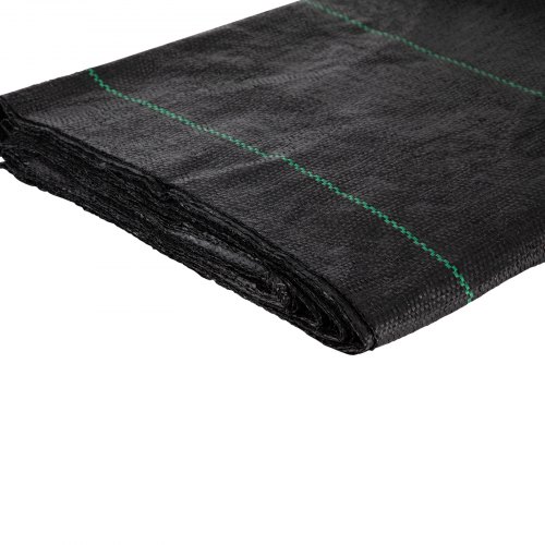 VEVOR Geotextile Fabric, 12.5 x 50 ft 3.5oz Woven PP Driveway Drain Cloth w/ 600lbs Tensile Strength, Heavy Duty Underlayment for Soil Stabilization, Landscaping, Weed Barrier, 12.5FT50FT-3.5OZ, Black