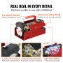 VEVOR Fuel Transfer Pump, 12V DC 10 GPM 26.2 ft Lift, Portable Electric Diesel Transfer Extractor Pump Kit with Automatic Shut-off Nozzle, Delivery & Suction Hose for Diesel, Kerosene, Transformer Oil