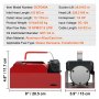 VEVOR Fuel Transfer Pump, 12V DC 37.9 LPM 798.6 cm Lift, Portable Electric Diesel Transfer Extractor Pump Kit with Automatic Shut-off Nozzle, Delivery & Suction Hose for Diesel, Kerosene, Transformer Oil
