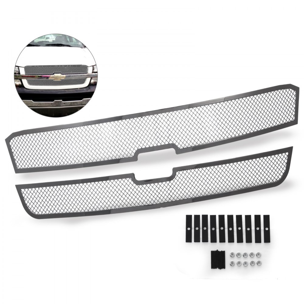 Rejilla de malla 03-05 Chevy Silverado 1500/03-04 2500/03-06 Avalanche X