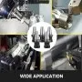 VEVOR 5 PCS Collet Set, CAT40 ER32 Collet Chuck, for CNC Engraving Machine & Milling Lathe Tool (CAT40 ER32)